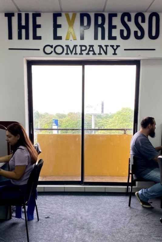 Bilingual outsourcing team at Expresso Company office in Nicaragua