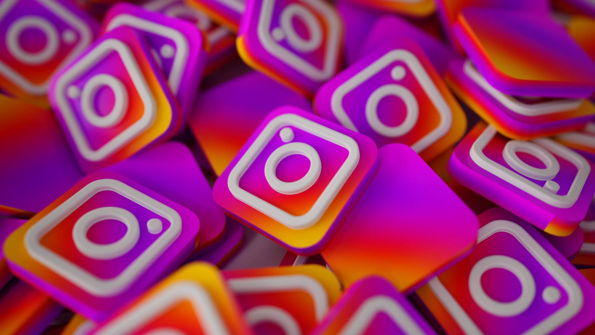 Instagram logo icons representing the rise of AI content and how authenticity is evolving on Instagram in 2026